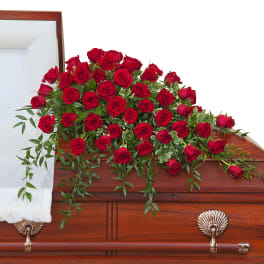 Simply Roses Supreme Casket Spray TMF-732