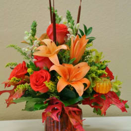 Cattails and Fall colors