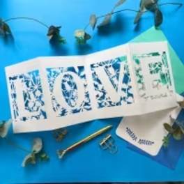 Spell It Out Novelty Card