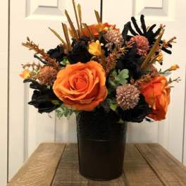 Spooky Halloween flowers