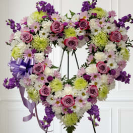 Lavander open heart