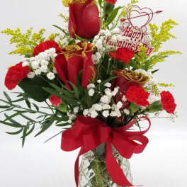 "Glitter & Glam" Vase Arrangement