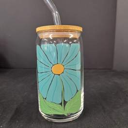 Blue Flower Cup