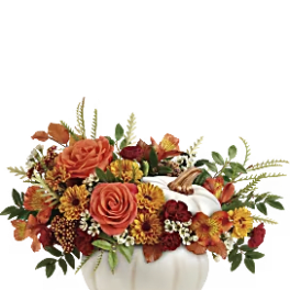 Harvest Pumpkin Fresh Bouquet