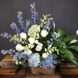 Peacful and Blue