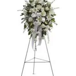 Pure White Standing Spray