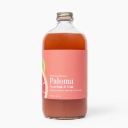 Bottle of Paloma grapefruit and lime cocktail concentrate