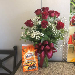 Dz. Red Roses & GoldFish