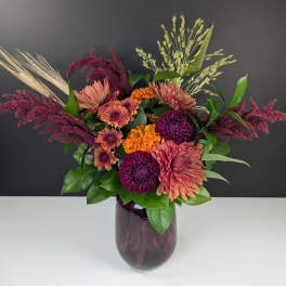 Amber Harvest Arrangement