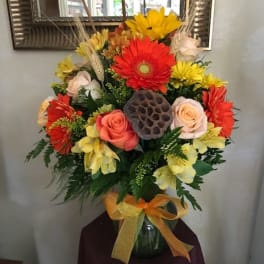 AUTUMN VASE ARRANGEMENT