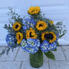 Blue and Yellow