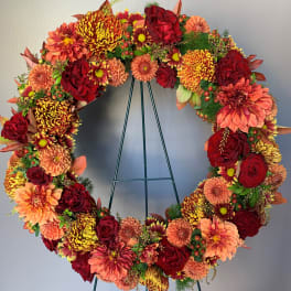 Autumn Tribute Wreath