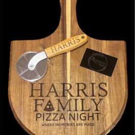 Customized Pizza Board with Cutter