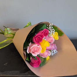 Mixed Rose Special Hand Wrapped - For in store pick up only