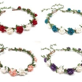 simple roses crown