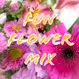 Fun flower mixed arrangement