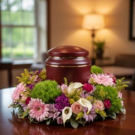 Circle of Remembrance Urn Flowers