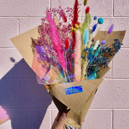 Rainbow Cloud - Dried Floral Arrangement