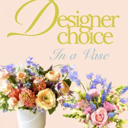 Spring designers choice in a vase