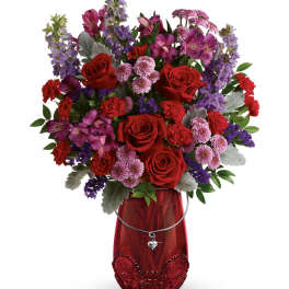 Teleflora's Delicate Heart Bouquet DX