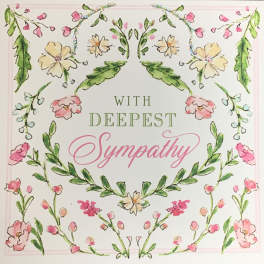 With Deepest Sympathy Enclosure Card