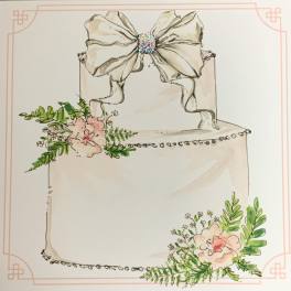 Wedding Cake Enclosure Card