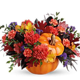 Hauntingly Pretty Pumpkin Bouquet