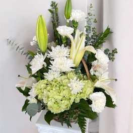 Classic White Basket (medium)