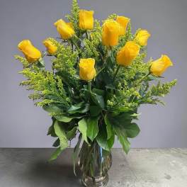 Dozen Yellow Roses