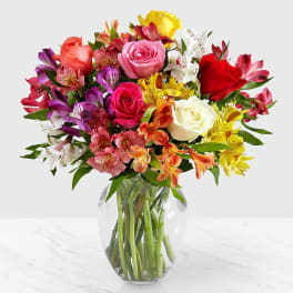 Smiles & Sunshine with Glass Ginger Vase
