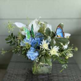 New Beginnings – Butterfly Floral Arrangement