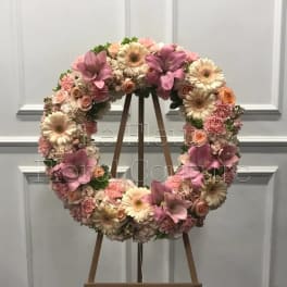 Garden Sympathy Wreath