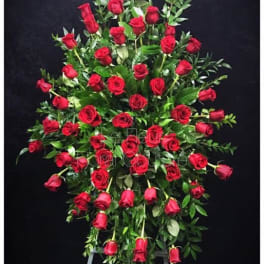 Red Rose Standing Spray