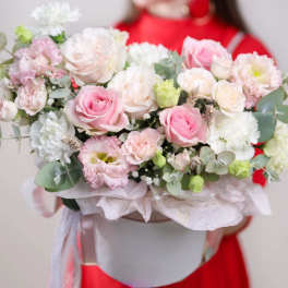 Lovely Flowers In A Box