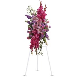 Touching Tribute Spray by Teleflora