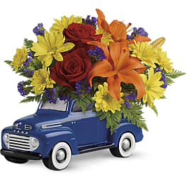 Vintage Ford Pickup Bouquet