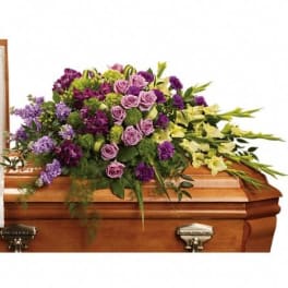T268-3A Reflections of Gratitude Casket Spray