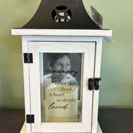 In Memory Lantern with photo area