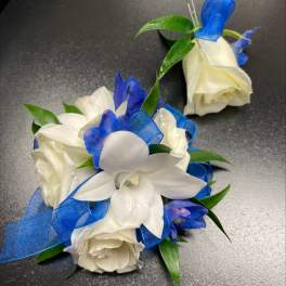 Royal Star Corsage and Boutonniere