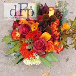 Farm Fresh Fall Market arrangement