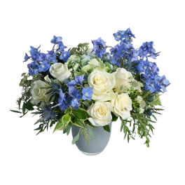 large Winter Blues Flowers arrangement