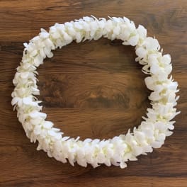 White lei