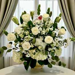 Pure Grace White Tribute by Petals