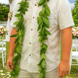 Hawaiian Royal Big Island Maile Lei