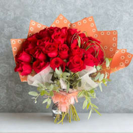 Ruby Garden Bouquet by D'Lily's Flowers