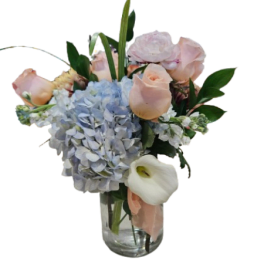 Blush & Blue Elegance