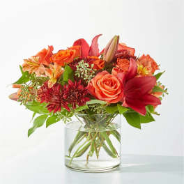Eckert Florist's FTD Crimson Leaves Bouquet