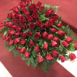 #113 ROSE CASKET SPRAY