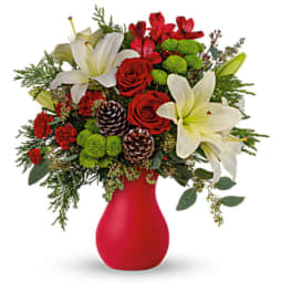 Teleflora's Yuletide Greetings Bouquet
