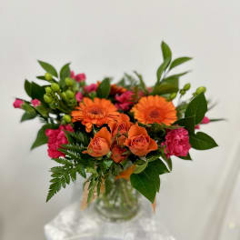 Fiesta Bouquet by Westford Florist Art by Veny
